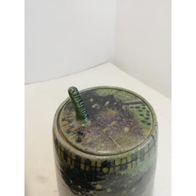 Vase with Lid by Carlo Zauli, 1950s For Sale - Image 12 of 18