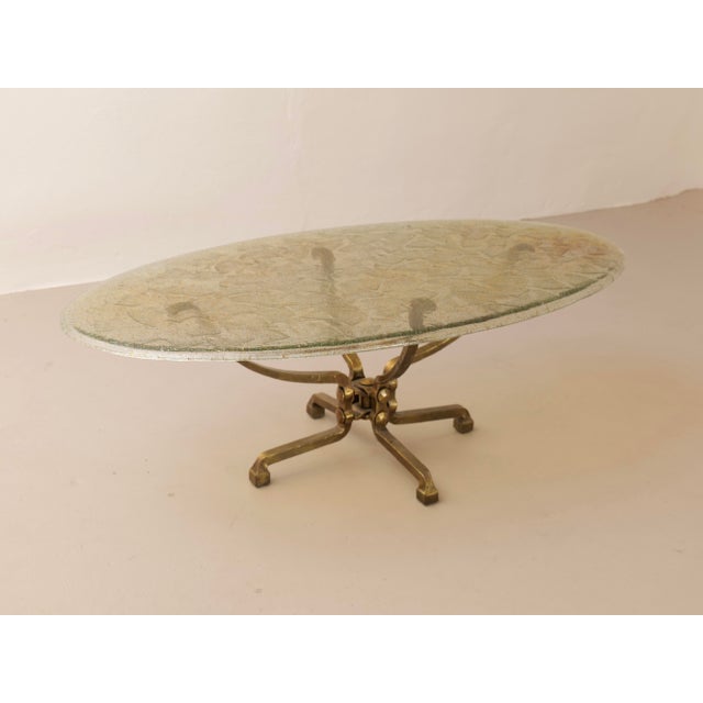 Bronze Table in the style of Lothar Klute, 1980s For Sale - Image 11 of 11