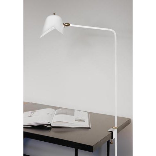 Table lamp model 'simple agrafée table lamp' designed by serge mouille in 1957. manufactured by editions serge mouille in...