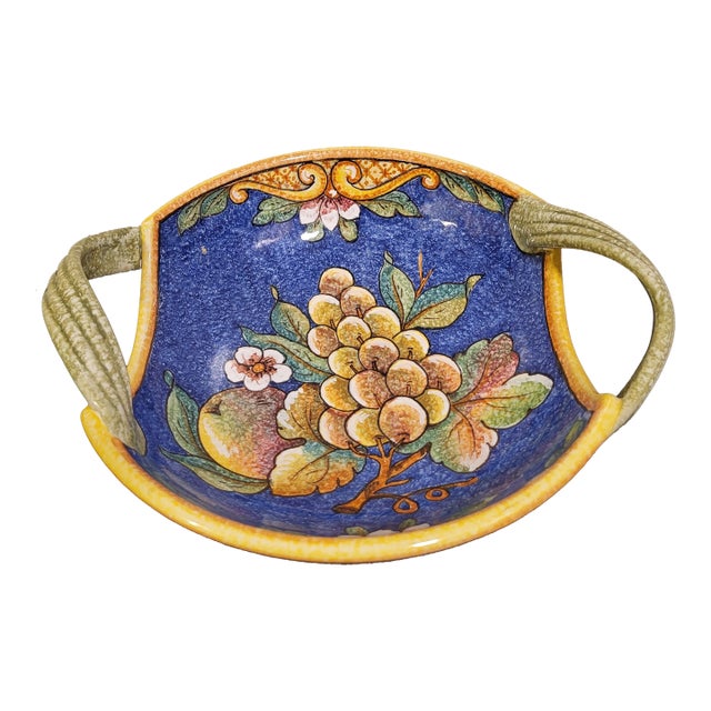 1990s Deruta Italy Serving Bowl Vessel For Sale