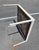 Metal 1970s Richard Schultz Style Knoll Aluminum and Orange Enamel Side-Coffee Table For Sale - Image 7 of 18