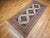 Vintage Malayer Gallery Rug, Hand-Knotted Wool, Geometric Pattern, 5x10, Camehair & Navy For Sale - Image 11 of 13