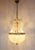 French Chandelier in Bronze and Crystals, 1950 For Sale - Image 3 of 7