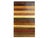 1994 Handmade Costa Rican Exotic Hardwood Sampler 14 Rare Woods Board Wall Art Signed For Sale - Image 6 of 12