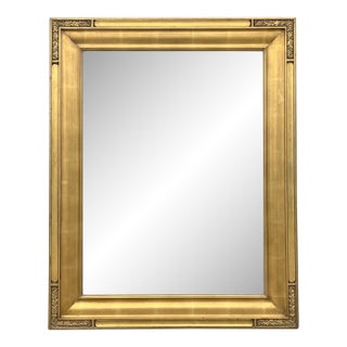 Hollywood Regency Gilded Mirror For Sale