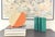 Incorporate a 3D feature into your contemporary decor with a green sculpture made of cardboard and paint. Perfect piece of...