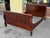 Pennsylvania House Vintage Pennsylvania House Solid Cherry Queen Sleigh Bed For Sale - Image 4 of 14