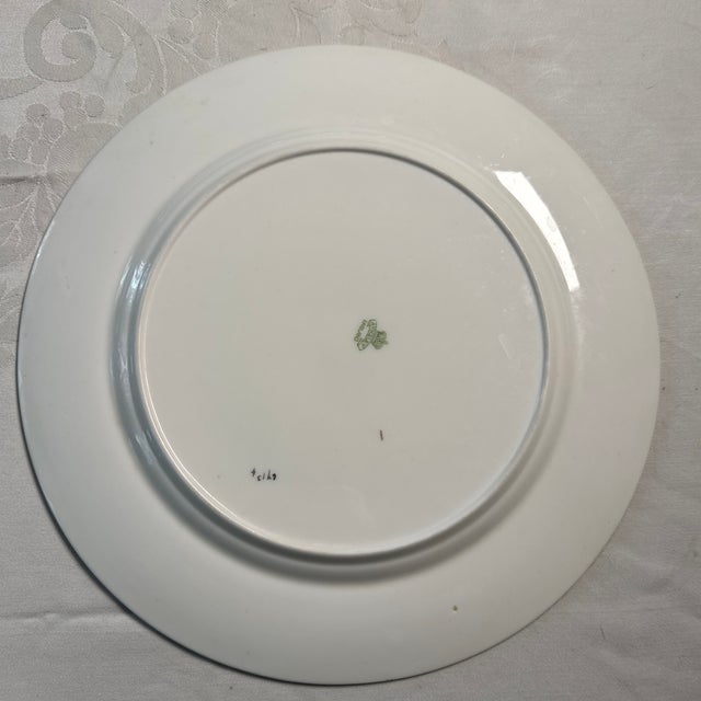 Early 20th Century Aynsley Dinner Plate. 4 Available. For Sale In Detroit - Image 6 of 7