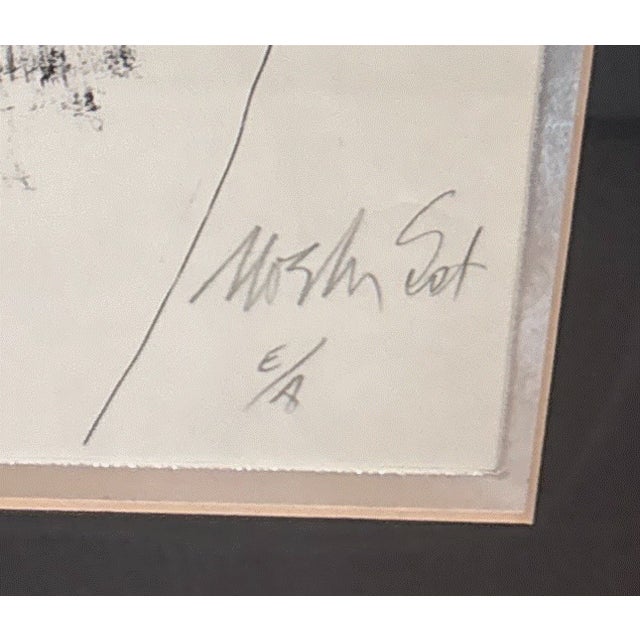 Mid-Century Modern Moishe Gel Signed Black & White Child Portrait Print, Mid-Century Modern For Sale - Image 3 of 3