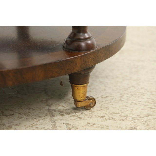 Brown Maitland Smith Mahogany Flip Top Globe Stand For Sale - Image 8 of 10
