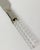 Mid-Century Modern Vintage Hollywood Regency Style Sheffield England Crystal Diamond Cut Handle Bread Cake Knife For Sale - Image 3 of 9