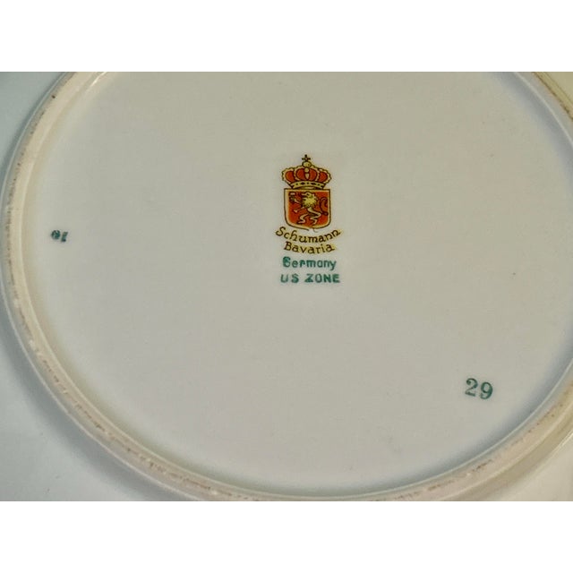 Schumann Bavaria Dresden Floral German Bowl For Sale - Image 9 of 9