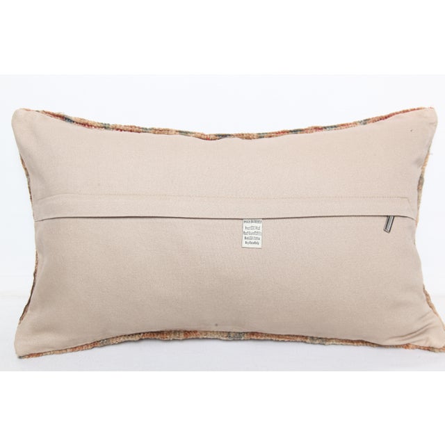 Textile Handmade Throw Rug Pillow Cushion Cover -12'' X 20'' For Sale - Image 7 of 7