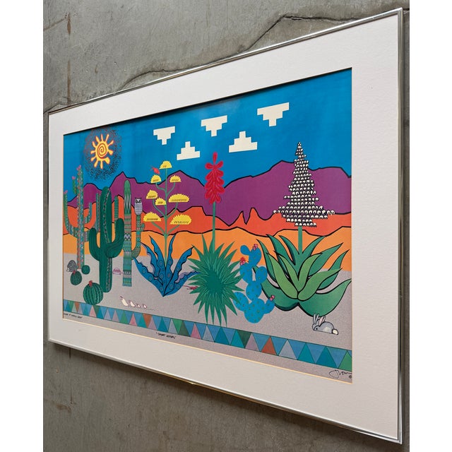 Postmodern "Desert Critters" Offset Lithograph From Images of America Series For Sale - Image 3 of 10