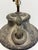 Metal 1987 Bon Art Textured Ceramic Urn Table Lamp For Sale - Image 7 of 9