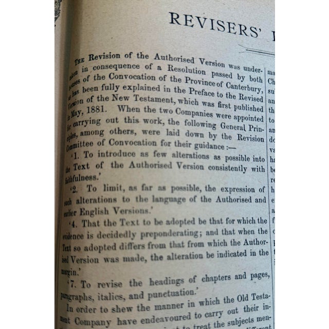 Metal Rare Antique Family Bible For Sale - Image 7 of 12