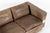 Mid Century German Distressed Brown Leather Sofa Style of Robert Haussmann For Sale - Image 11 of 14