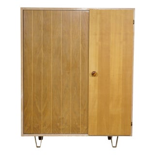 Mid-Century Wooden Highboard Cabinet, 1960s For Sale