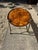 Late 20th Century Patch Burl Wood Top + Brass Base Oval Coffee Table For Sale In San Francisco - Image 6 of 13
