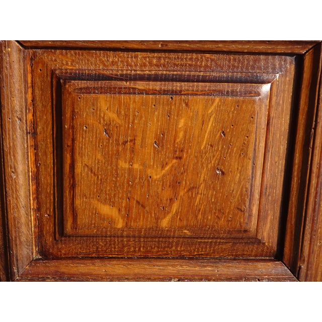 Wood Vintage High Sideboard in Oak, 1960s For Sale - Image 7 of 18