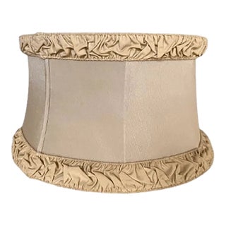 Vintage French Style Hexagonal Drum Lamp Shade For Sale