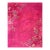 1920s Bright Pink Floral Modern Antique Chinese Deco Rug 8' 10" X 11' 6" Knotted Wool Carpet For Sale