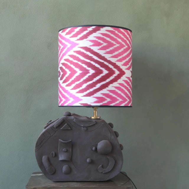 Handmade Ceramic Table Lamp by Ingrid Vermulst For Sale - Image 6 of 9