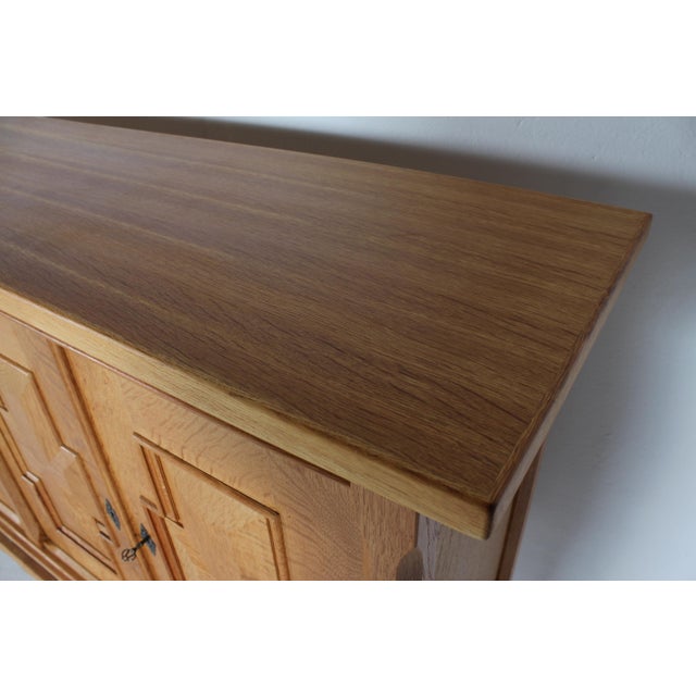Danish Sideboard in Oak by Henning Kjærnulf, 1970s For Sale - Image 12 of 17