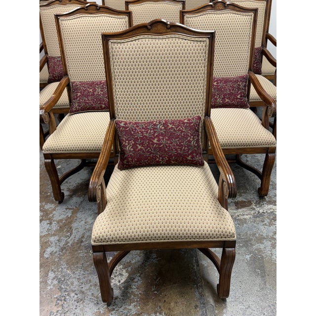 Guy Chaddock Dining Armchairs, Set of Ten For Sale - Image 9 of 12
