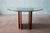 Stylish architectural mid century Danish modern dining table designed by Gustav Gaarde, made in Denmark, by Trakanten. The...