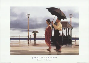 Early 21st Century Jack Vettriano the Shape of Things to Come Lithograph