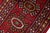 1990s Tribal Bokhara Red/Beige Hand Knotted Wool Rug For Sale - Image 5 of 9
