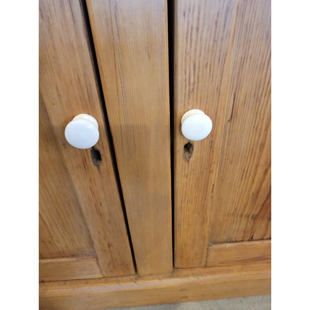 Antique Pine Cupboard From Devon England - Circa 1870 For Sale - Image 10 of 12