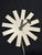 Howard Miller White Asterisk Clock Mid Century For Sale - Image 12 of 12