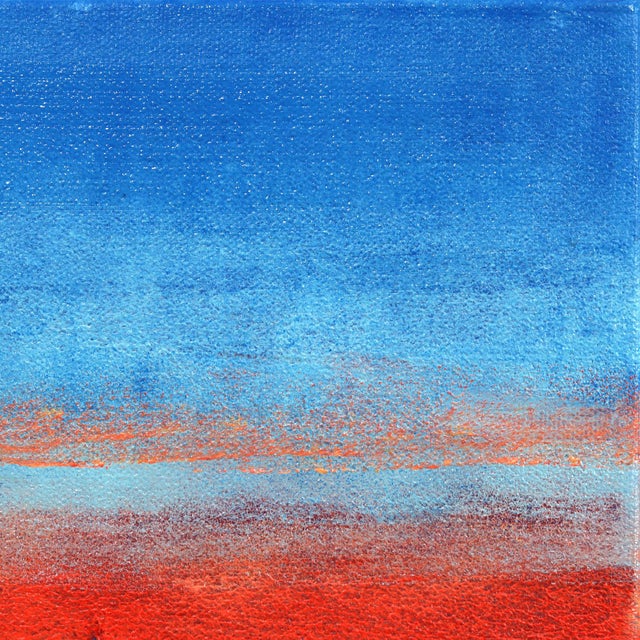 2020s Heat Wave - Original Modern Beach Scene Acrylic Painting on Canvas For Sale - Image 5 of 9