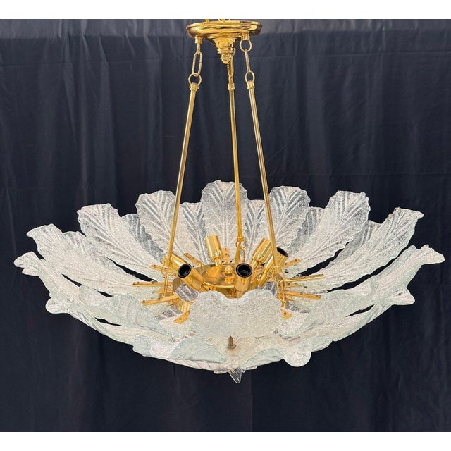 A fantastic and imposing masterwork of Ambiental Glass Art, of Mid Century Modern decor, created in the legendary...