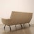 Beige Vintage Sofa in Fabric & Enamelled Metal, 1960s For Sale - Image 8 of 10