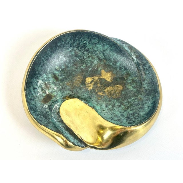 Vintage Austrian Brass Ashtray by Franz Hagenauer, 1950s For Sale - Image 6 of 11