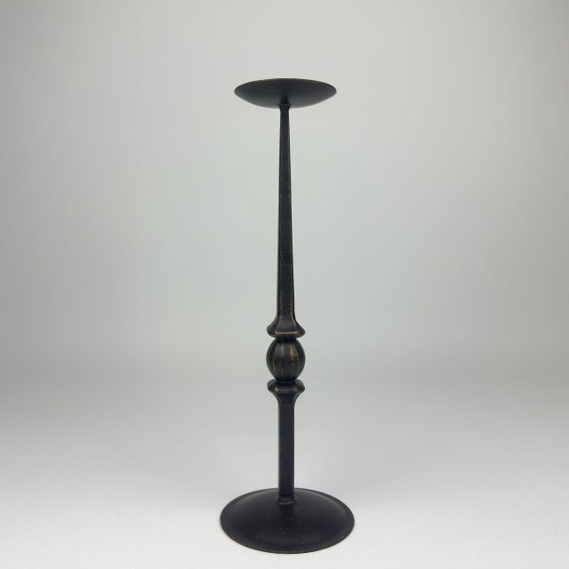 Contemporary Zenith Candlestick | Handcrafted Modern Metal Candle Holder for Minimalist Decor For Sale - Image 3 of 4