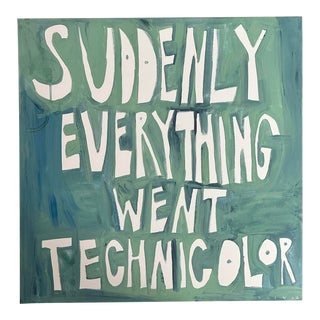 Suddenly Everything Went Technicolor Painting by Virginia Chamlee For Sale