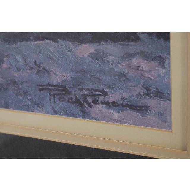 Drawing/Sketching Materials Large Framed Art Print of Gate & Foliage For Sale - Image 7 of 14