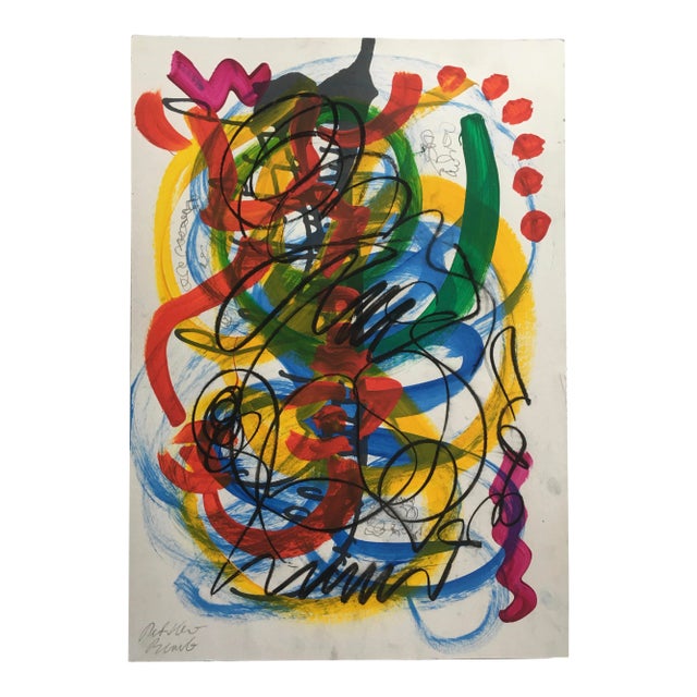 Peter Keil Abstract Painting, Berlin For Sale