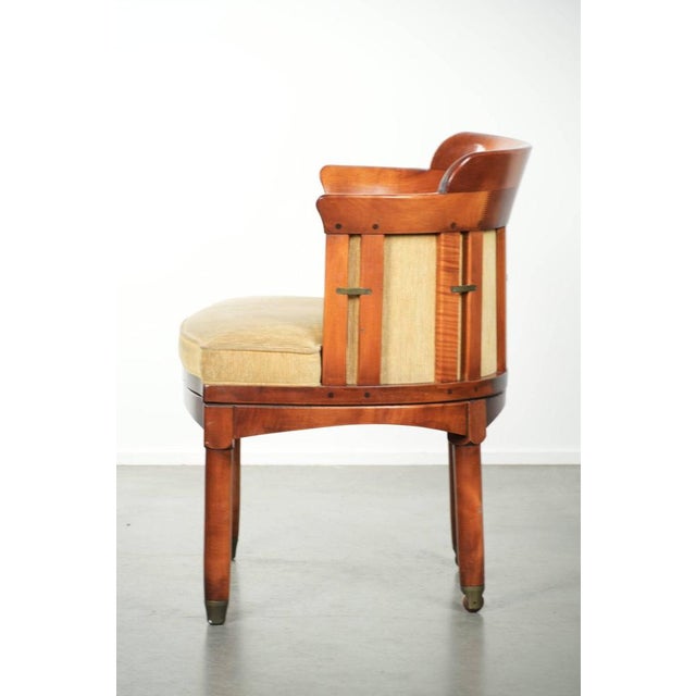 2000 - 2009 Dining Chair with Wooden Frame and Yellow Fabric Upholstery from Schuitema For Sale - Image 5 of 13