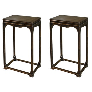 Sarreid Ltd Eastern Harbor Tea Table - a Pair For Sale