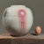 Japanese Vintage Japanese Postmodern Vase With Green/Blue and Red Crackle Glaze Detail, Signed For Sale - Image 3 of 6