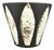 Mid-Century Ceramic Planter from Ruscha Keramik, 1950s For Sale