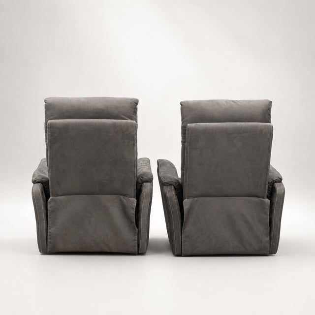 Electric Reclining Lounge Chairs, 2000s, Set of 2 For Sale - Image 3 of 6