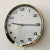 Mid-Century Metamec Wall Clock in White Gold For Sale - Image 4 of 5