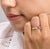 Contemporary Natural 1.48 cts pink sapphire 048 cts diamond ring in 18k gold For Sale - Image 3 of 18