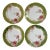 1920s Gilt Porcelain Dessert Plates From Weimar Germany For Sale